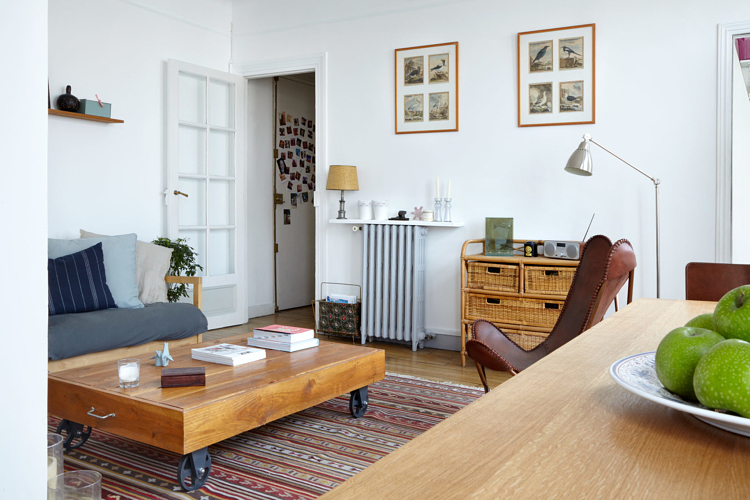 Le salon depuis la salle à manger