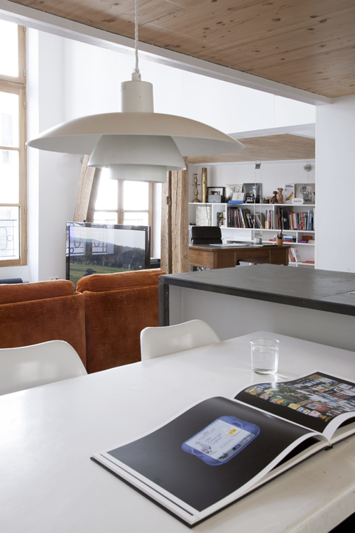 Entre cuisine et salon