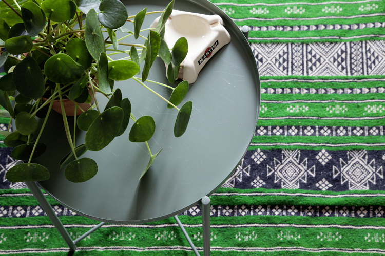 table basse gladom grise plante tapis salon sloft sloftmagazine petits intérieurs inspiration déco