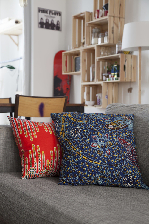 Les oreillers du salon