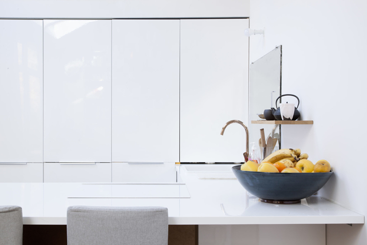 Les placards de la cuisine