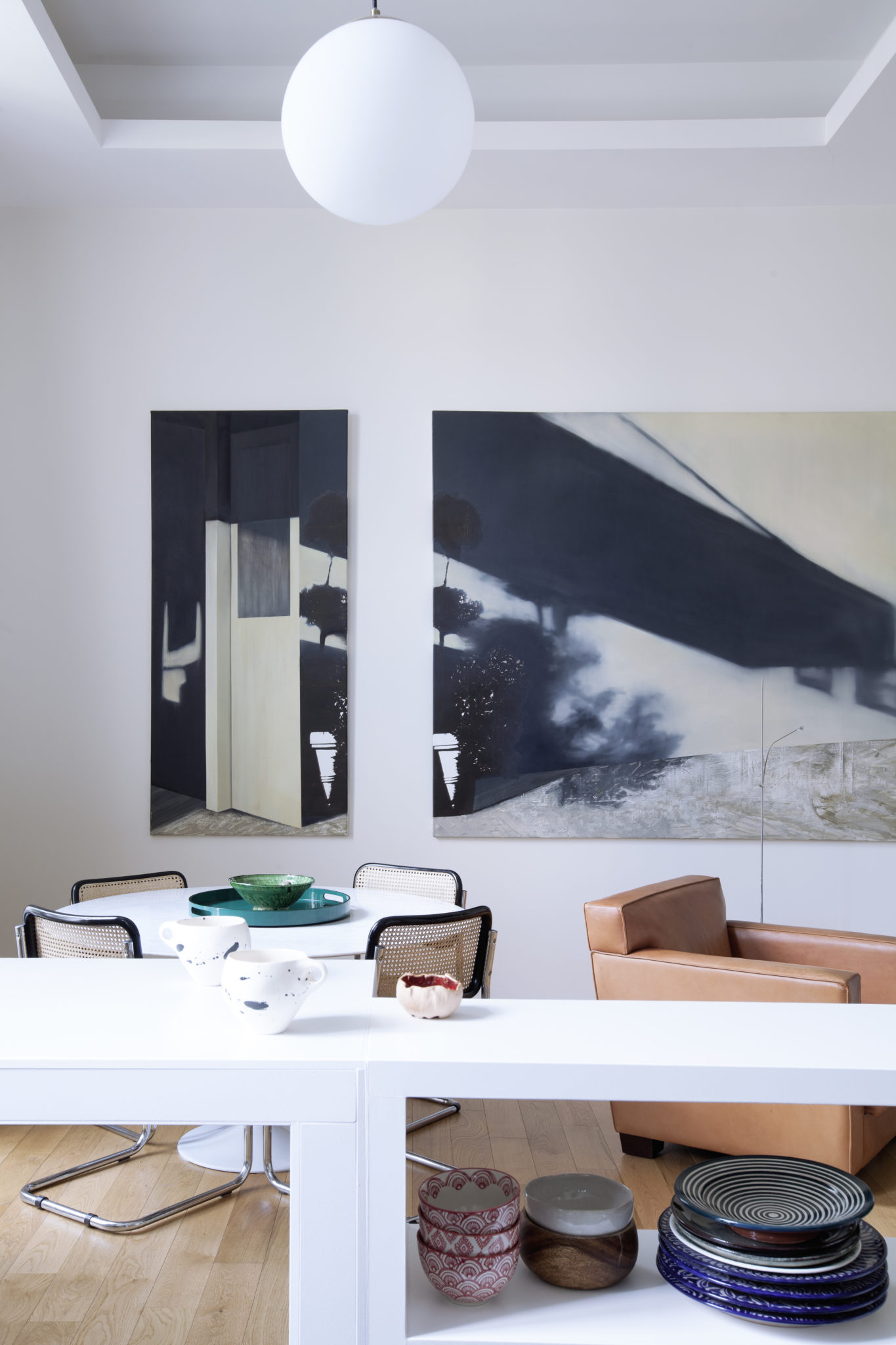 La vue vers la salle à manger