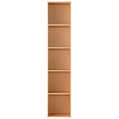 Etagère d'angle avec 5 espaces. Couleur Safir. (Hauteur 161 cm/Largeur 35 cm/Profondeur 30 cm