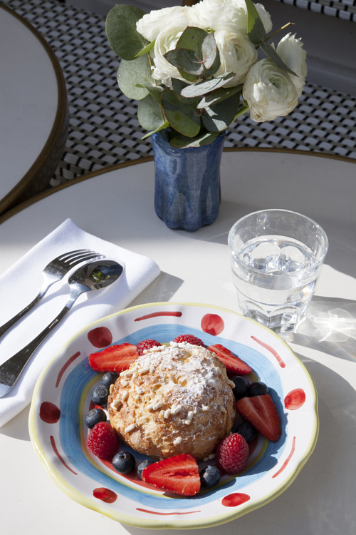 Le dessert à la fraise