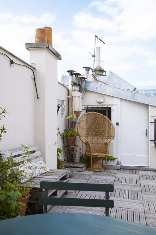 le fauteuil de la terrasse