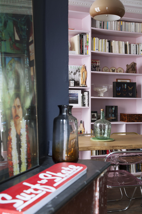 La vue vers la bibliothèque