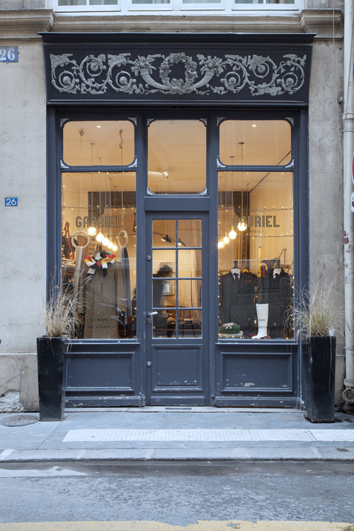 Devanture de la boutique