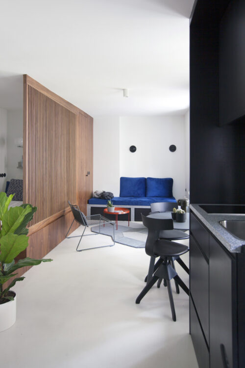 Le fond de l'appartement
