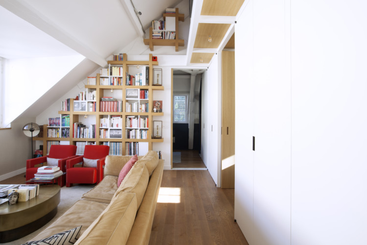 La vue vers la chambre