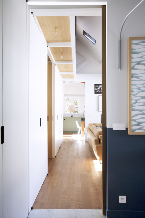 La vue vers le salon