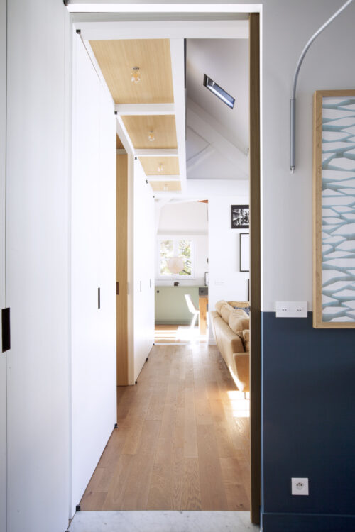 La vue vers le salon